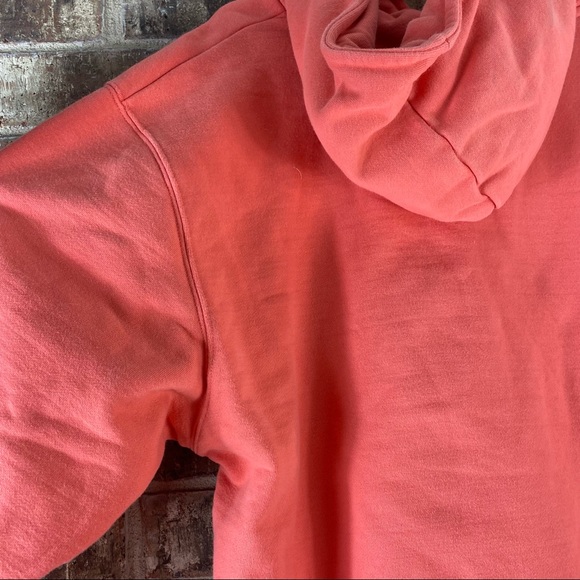 Nice Kicks Salmon Melon Nice. Text Bubble Embroidery Pull Over Hoodie Sweater L - Picture 4 of 8